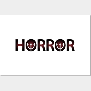 Horror being horrifying Posters and Art